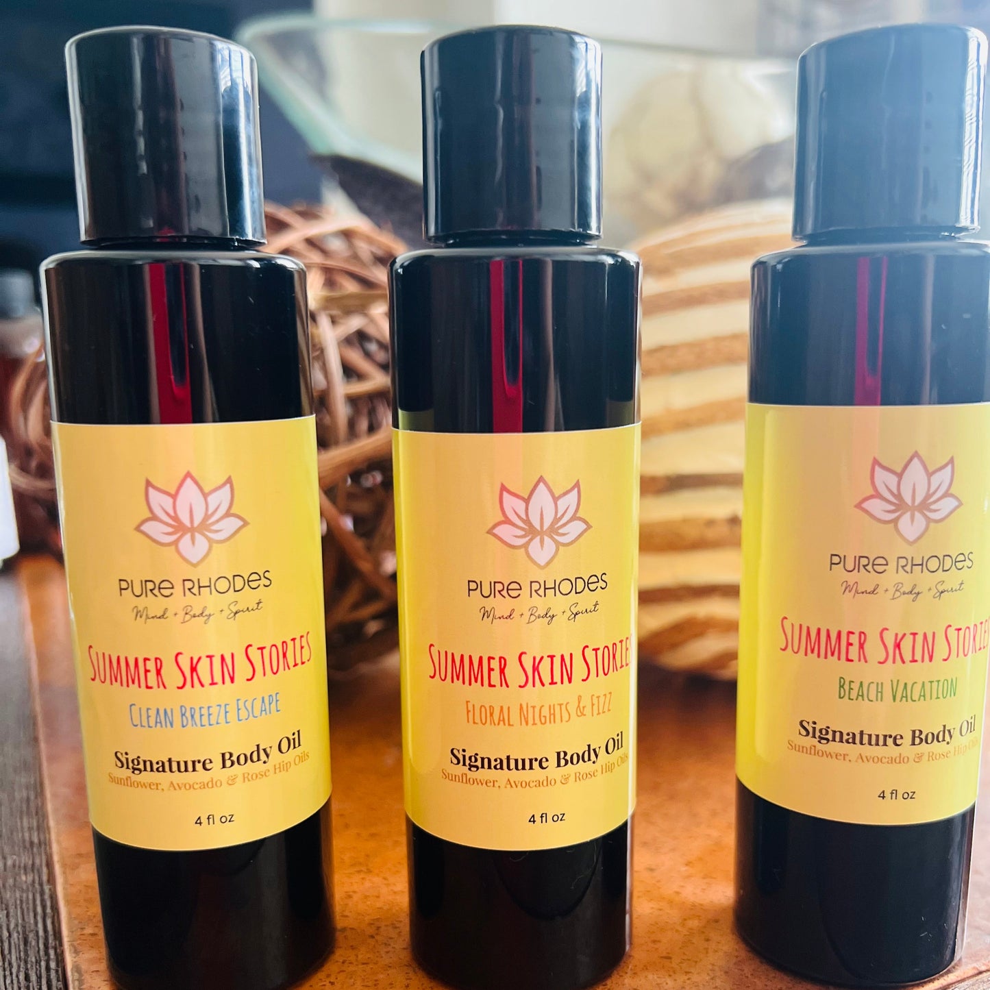 THE SUN-KISSED TRIO - Signature Body Oils