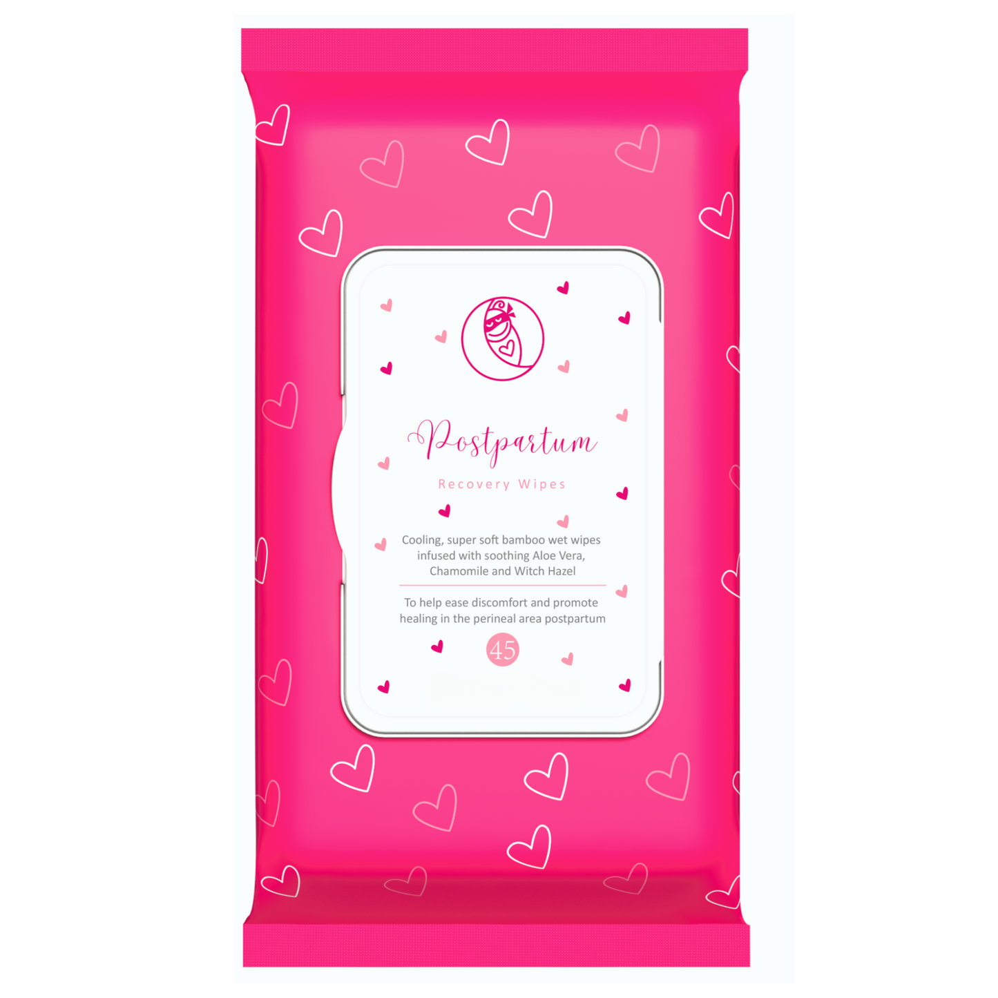 Postpartum Perineal Care Witch Hazel Recovery Wipes - Ninja Mama
