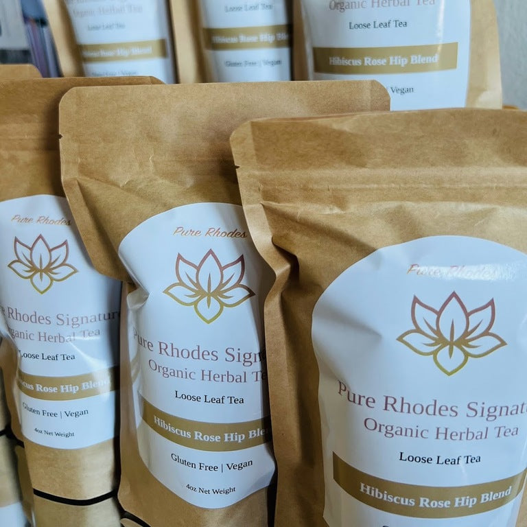 Pure Rhodes Signature Loose Leaf Green Tea Blend - Apple & Cinnamon