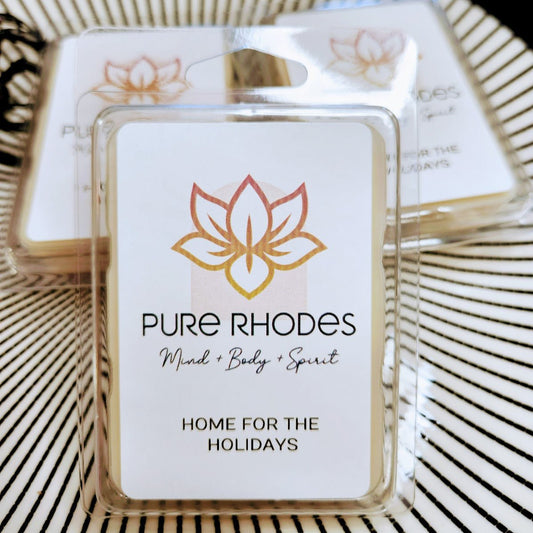 Home for the Holidays Soy Wax Melts - Pure Rhodes