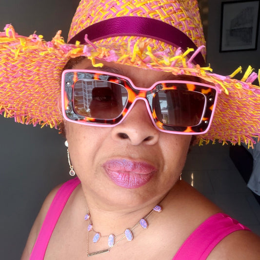 Deco Sunglasses Pink + Red by Tribe + Temple