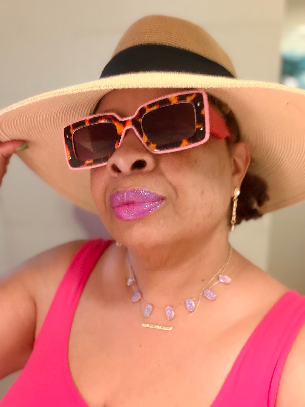 Deco Sunglasses Pink + Red by Tribe + Temple