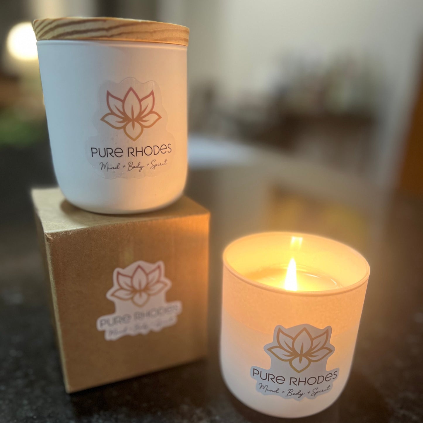 Cranberry & Spice Soy Candle by Pure Rhodes