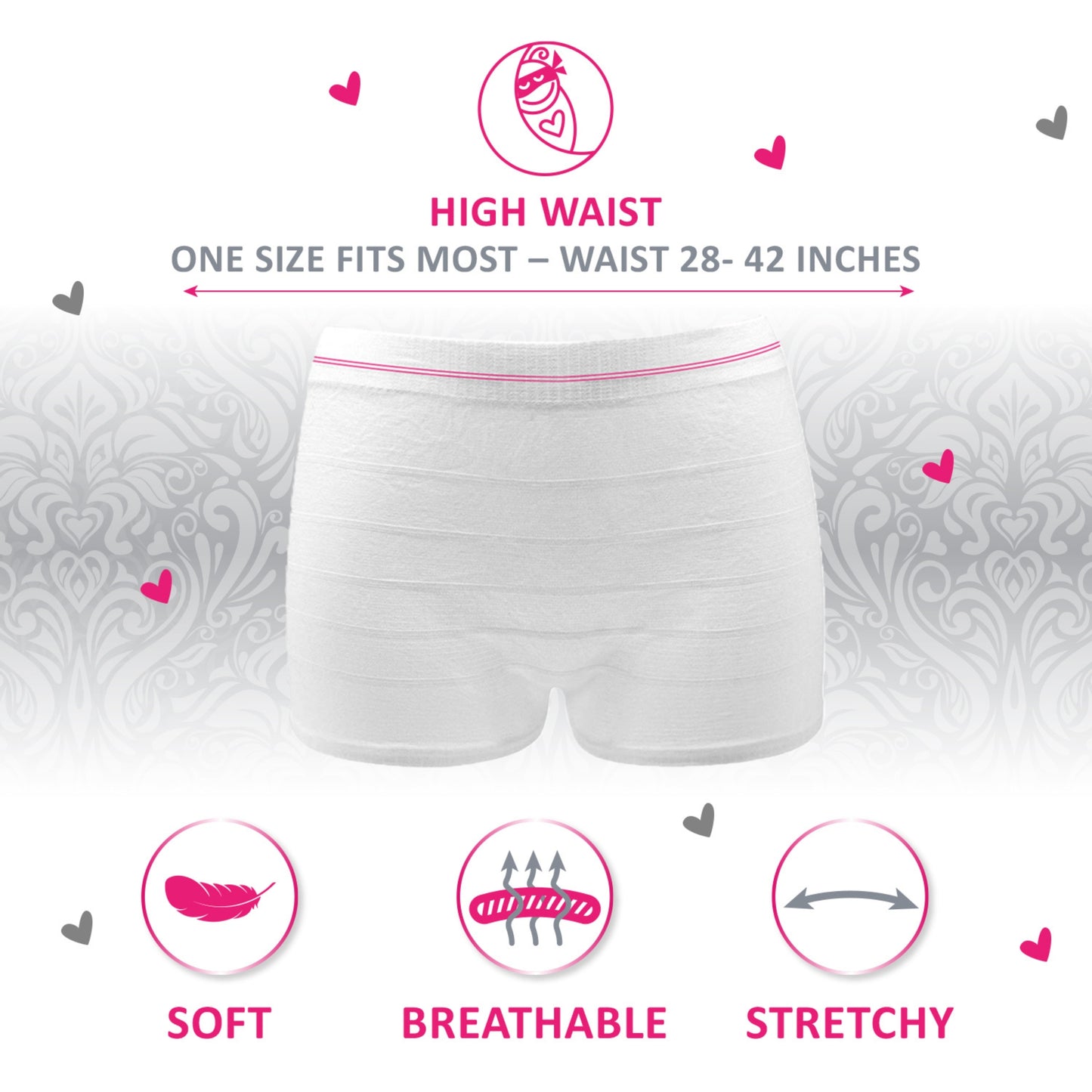 Disposable Postpartum Underwear 5 Pack (Without Pad) - Ninja Mama