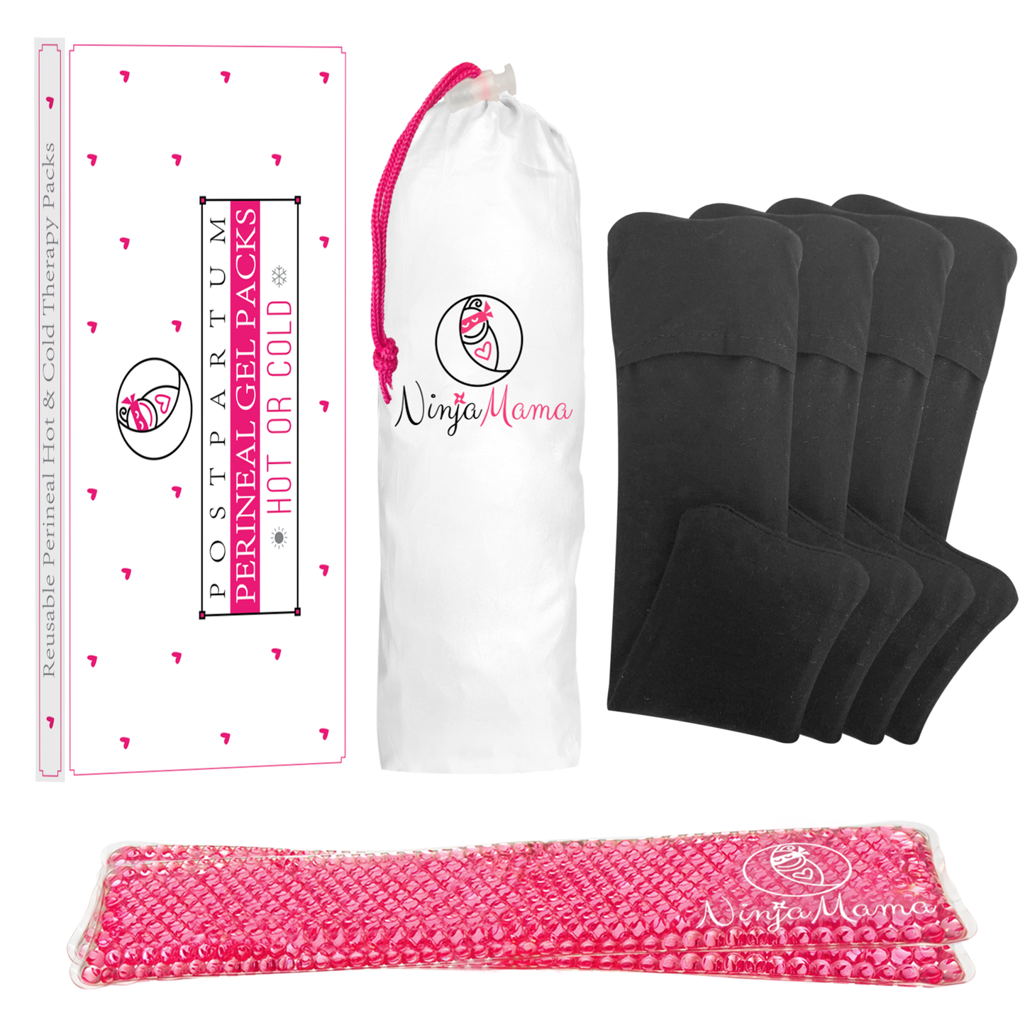 Ninja Mama Reusable Perineal Ice and Heat Therapy Packs